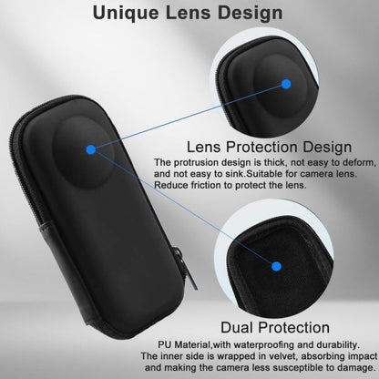 For Insta360 X3 / ONE X / X2 Thumb Camera Body Cover PU Protective Storage Bag - ORIWHIZDJI & Insta360 AccessoriesInsta360 X SeriesProtection & Cases