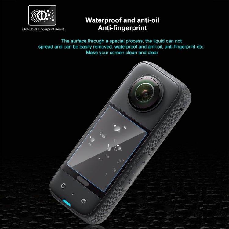For Insta360 X3 PULUZ 2pcs Curved HD Screen Film, For Insta360 X3 - ORIWHIZDJI & Insta360 AccessoriesInsta360 X SeriesProtection & Cases