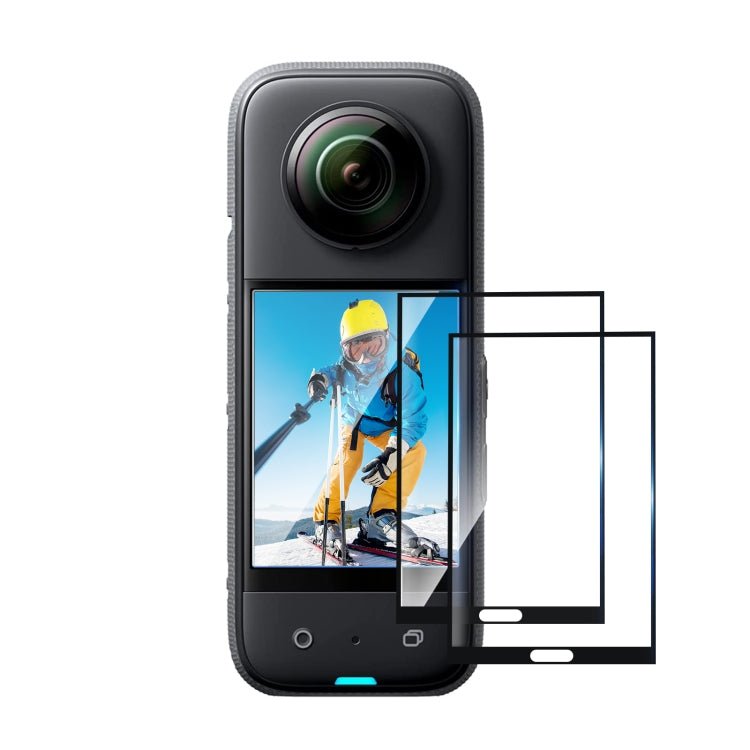 For Insta360 X3 PULUZ 2pcs Curved HD Screen Film, For Insta360 X3 - ORIWHIZDJI & Insta360 AccessoriesInsta360 X SeriesProtection & Cases