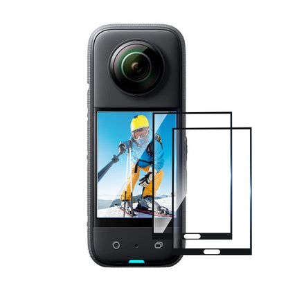 For Insta360 X3 PULUZ 2pcs Curved HD Screen Film, For Insta360 X3 - ORIWHIZDJI & Insta360 AccessoriesInsta360 X SeriesProtection & Cases