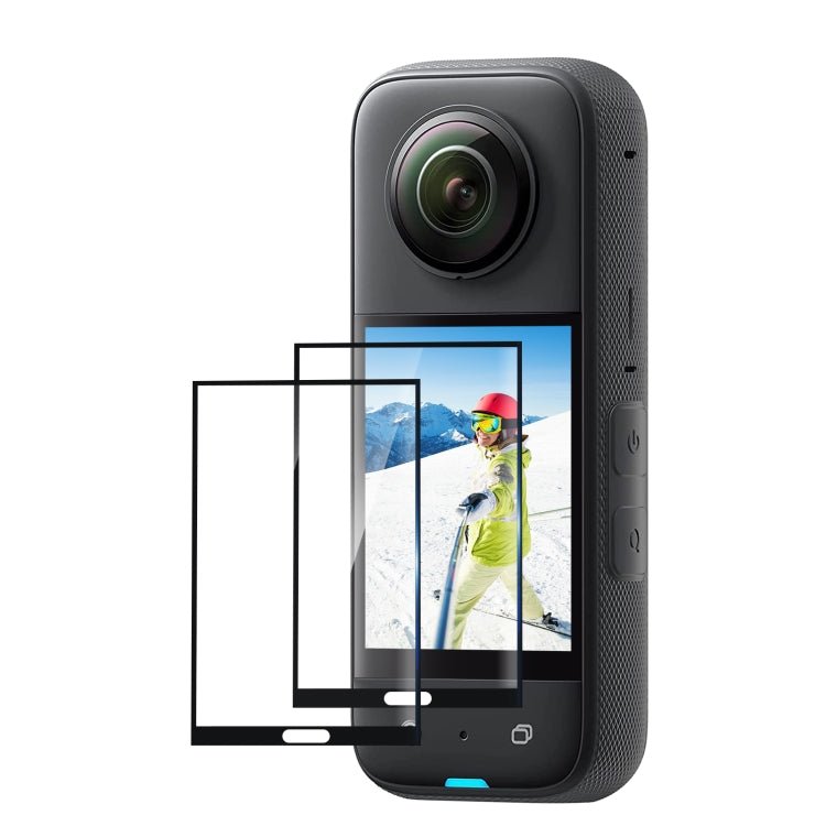 For Insta360 X3 PULUZ 2pcs Curved HD Screen Film, For Insta360 X3 - ORIWHIZDJI & Insta360 AccessoriesInsta360 X SeriesProtection & Cases