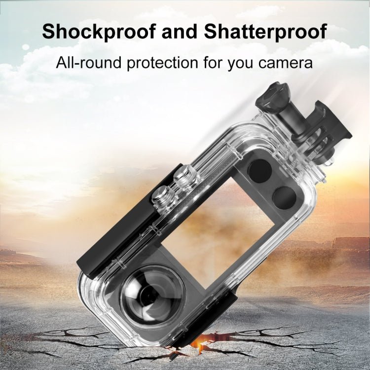 For Insta360 X3 PULUZ 30m Underwater Waterproof Housing Case, 30m Waterproof Case - ORIWHIZDJI & Insta360 AccessoriesInsta360 X SeriesProtection & Cases