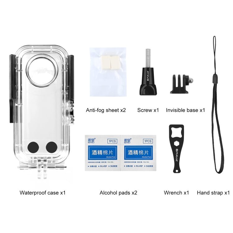 For Insta360 X3 PULUZ 30m Underwater Waterproof Housing Case, 30m Waterproof Case - ORIWHIZDJI & Insta360 AccessoriesInsta360 X SeriesProtection & Cases