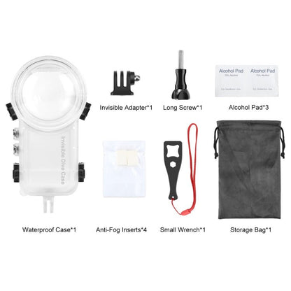 For Insta360 X3 PULUZ 50m Waterproof Sealed Diving Case, Invisible Dive Case - ORIWHIZDJI & Insta360 AccessoriesInsta360 X SeriesProtection & Cases