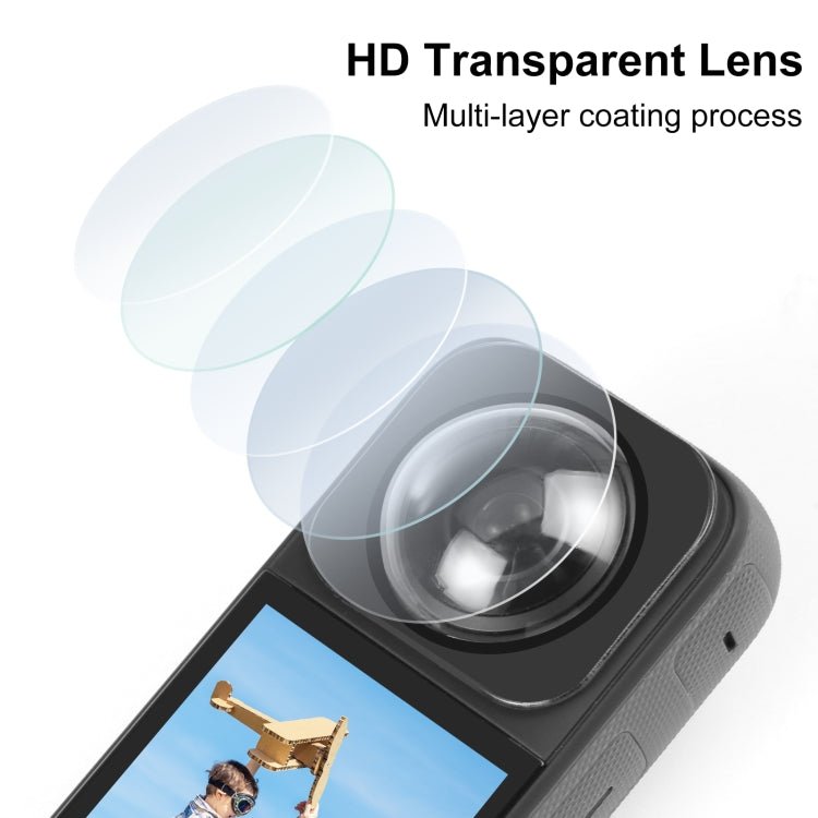 For Insta360 X3 PULUZ Lens Guard Optical Glass Protective Cover, For Insta360 X3 Optical Glass Lens Guard - ORIWHIZDJI & Insta360 AccessoriesInsta360 X SeriesLen Accessories