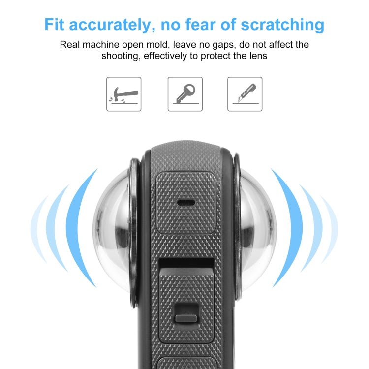 For Insta360 X3 PULUZ Lens Guard Optical Glass Protective Cover, For Insta360 X3 Optical Glass Lens Guard - ORIWHIZDJI & Insta360 AccessoriesInsta360 X SeriesLen Accessories