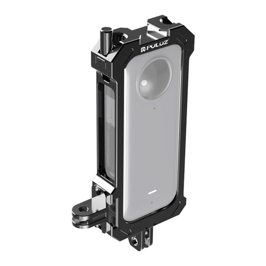 For Insta360 X3 PULUZ Metal Protective Cage Rig Housing Frame with Expand Cold Shoe Base & Tripod Adapter, Metal Cage US Stock, For Insta360 X3 - ORIWHIZDJI & Insta360 AccessoriesInsta360 X SeriesProtection & Cases
