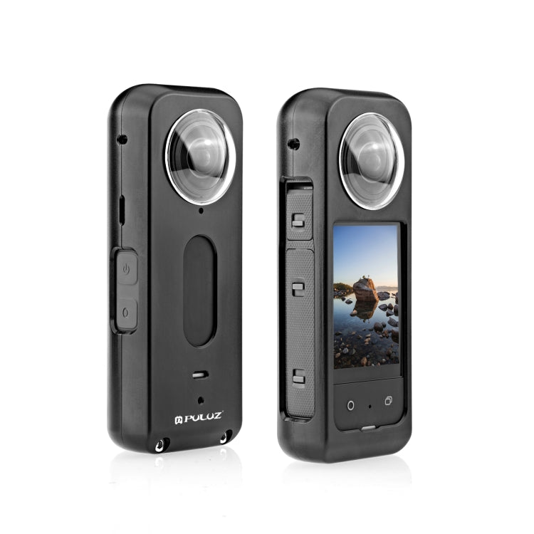 For Insta360 X3 PULUZ Metal Protective Cage Rig Housing Frame with Lens Protector, Metal Frame with Lens Protector - ORIWHIZDJI & Insta360 AccessoriesInsta360 X SeriesProtection & Cases