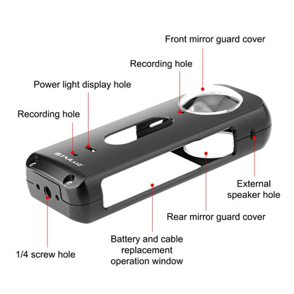 For Insta360 X3 PULUZ Metal Protective Cage Rig Housing Frame with Lens Protector, Metal Frame with Lens Protector - ORIWHIZDJI & Insta360 AccessoriesInsta360 X SeriesProtection & Cases