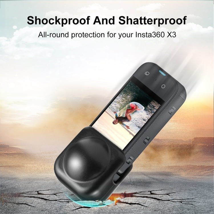 For Insta360 X3 PULUZ Silicone Protective Lens Cover, Silicone Lens Cover - ORIWHIZDJI & Insta360 AccessoriesInsta360 X SeriesProtection & Cases