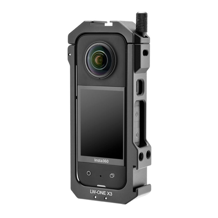 For Insta360 X3 YELANGU LW - ONE X3 Metal Cage Extended Frame Case, LW - ONE X3 - ORIWHIZDJI & Insta360 AccessoriesInsta360 X SeriesProtection & Cases
