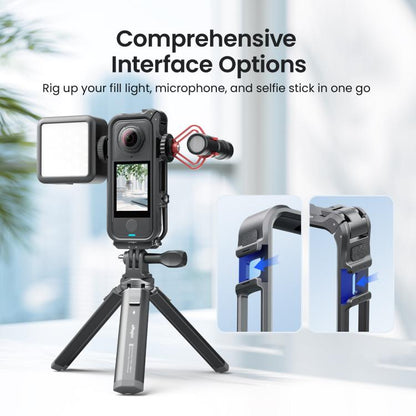 For Insta360 X4 Air AMagisn Camera Cage Plastic Expansion Frame With Windproof Foam - ORIWHIZaMagisnDJI & Insta360 AccessoriesInsta360 X Series