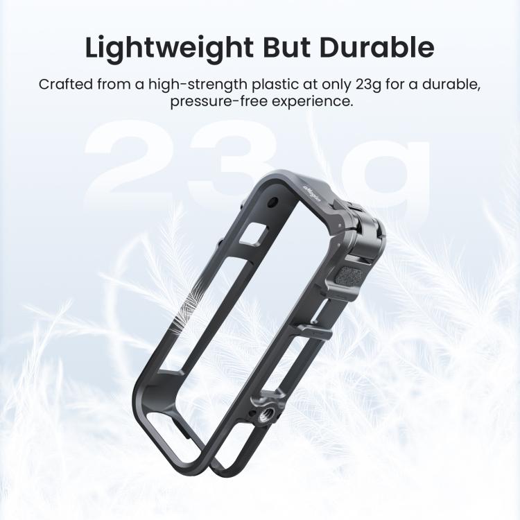 For Insta360 X4 Air AMagisn Camera Cage Plastic Expansion Frame With Windproof Foam - ORIWHIZaMagisnDJI & Insta360 AccessoriesInsta360 X Series