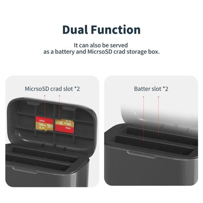 For Insta360 X4 Air AMagisn Fast Charging Case Portable Battery Charger And Storage Box, PM14 - ORIWHIZaMagisnDJI & Insta360 AccessoriesInsta360 X Series