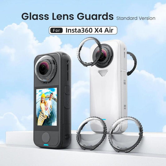 واقي عدسة زجاجي بديل قابل للتركيب لكاميرا Insta360 X4 Air من Amagisn، ملحقات DJI وInsta360 وسلسلة Insta360 X