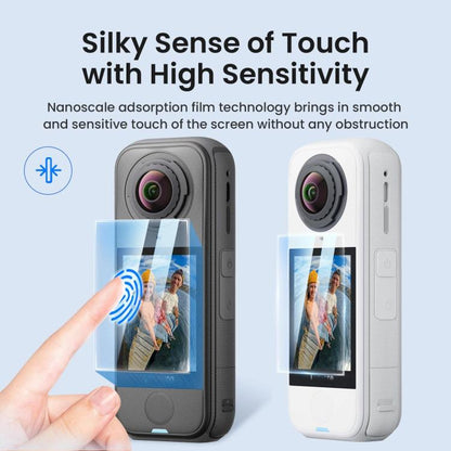For Insta360 X4 Air aMagisn Tempered Glass Screen Protector HD Anti - Scratch 9H Hardness Lens Film, 1 Set, 2 Sets - ORIWHIZaMagisnDJI & Insta360 AccessoriesInsta360 X Series