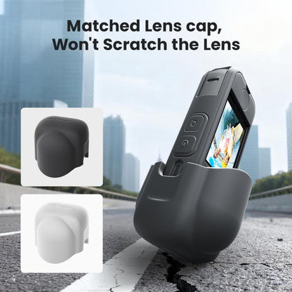 For Insta360 X4 Air Camera, aMagisn Silicone Case Black, aMagisn Silicone Case Gray, aMagisn Silicone Case & Lens Cap Black, aMagisn Silicone Case & Lens Cap Gray - ORIWHIZaMagisnDJI & Insta360 AccessoriesInsta360 X Series