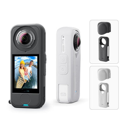 For Insta360 X4 Air Camera, aMagisn Silicone Case Black, aMagisn Silicone Case Gray, aMagisn Silicone Case & Lens Cap Black, aMagisn Silicone Case & Lens Cap Gray - ORIWHIZaMagisnDJI & Insta360 AccessoriesInsta360 X Series