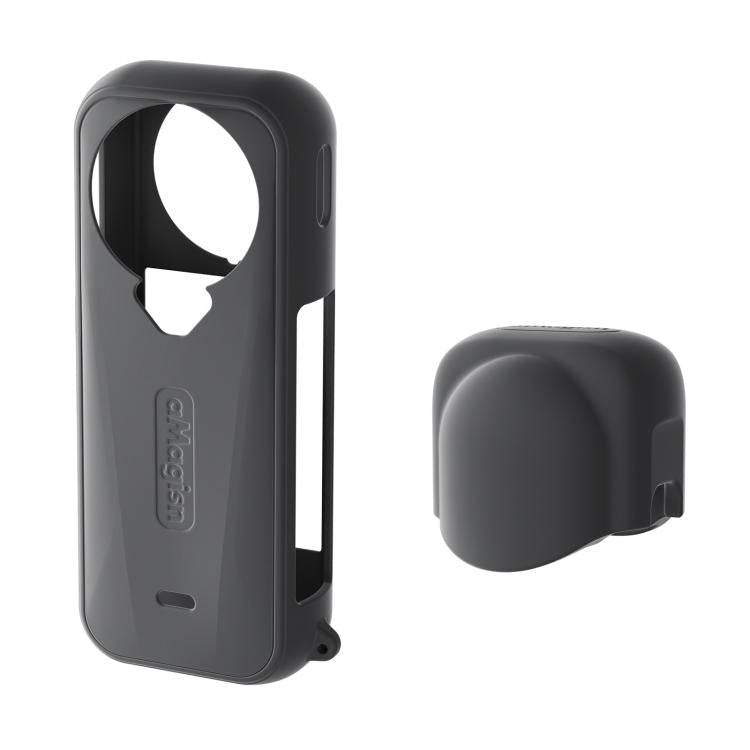 For Insta360 X4 Air Camera, aMagisn Silicone Case Black, aMagisn Silicone Case Gray, aMagisn Silicone Case & Lens Cap Black, aMagisn Silicone Case & Lens Cap Gray - ORIWHIZaMagisnDJI & Insta360 AccessoriesInsta360 X Series