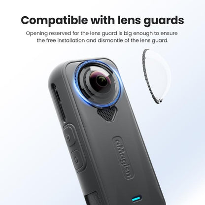 For Insta360 X4 Air Camera, aMagisn Silicone Case Black, aMagisn Silicone Case Gray, aMagisn Silicone Case & Lens Cap Black, aMagisn Silicone Case & Lens Cap Gray - ORIWHIZaMagisnDJI & Insta360 AccessoriesInsta360 X Series
