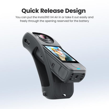 For Insta360 X4 Air Camera, aMagisn Silicone Case Black, aMagisn Silicone Case Gray, aMagisn Silicone Case & Lens Cap Black, aMagisn Silicone Case & Lens Cap Gray - ORIWHIZaMagisnDJI & Insta360 AccessoriesInsta360 X Series