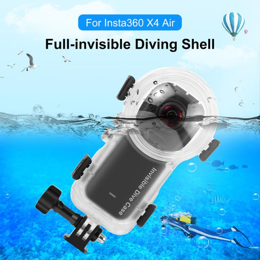 Estuche de buceo sellado e impermeable PULUZ de 50 m para Insta360 X4 Air, para Insta360 X4 Air - ORIWHIZDJI y accesorios Insta360 Serie X Protección y estuches