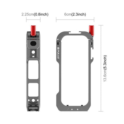 For Insta360 X4 Air PULUZ Metal Protective Cage Expansion Frame with Cold Shoe Bases & Lens Cover, For Insta360 X4 Air Lens Cover - ORIWHIZDJI & Insta360 AccessoriesInsta360 X SeriesProtection & Cases