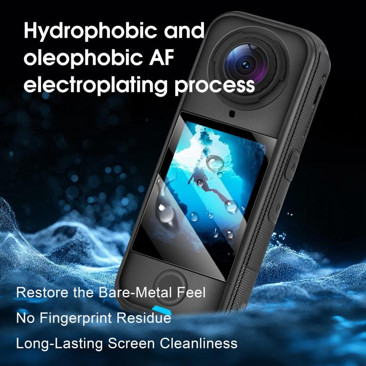 For Insta360 X4 Air STARTRC 2pcs HD Tempered Glass Film, For Insta360 X4 Air - ORIWHIZDJI & Insta360 AccessoriesInsta360 X SeriesProtection & Cases
