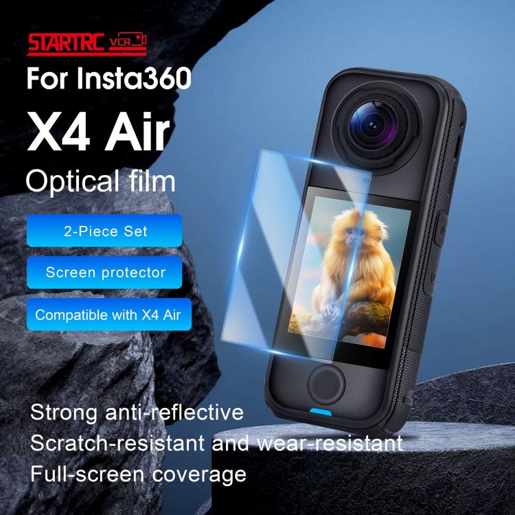 For Insta360 X4 Air STARTRC 2pcs HD Tempered Glass Film, For Insta360 X4 Air - ORIWHIZDJI & Insta360 AccessoriesInsta360 X SeriesProtection & Cases