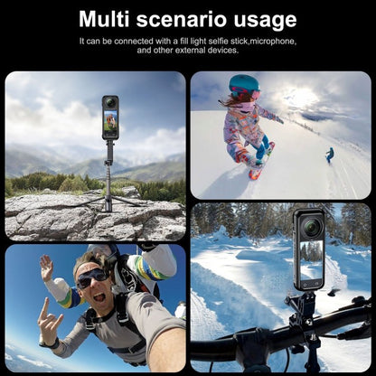 For Insta360 X4 Aluminum Alloy Metal Protective Cage Housing Frame, Metal Housing Frame - ORIWHIZDJI & Insta360 AccessoriesInsta360 X SeriesProtection & Cases