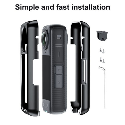 For Insta360 X4 Aluminum Alloy Metal Protective Cage Housing Frame, Metal Housing Frame - ORIWHIZDJI & Insta360 AccessoriesInsta360 X SeriesProtection & Cases