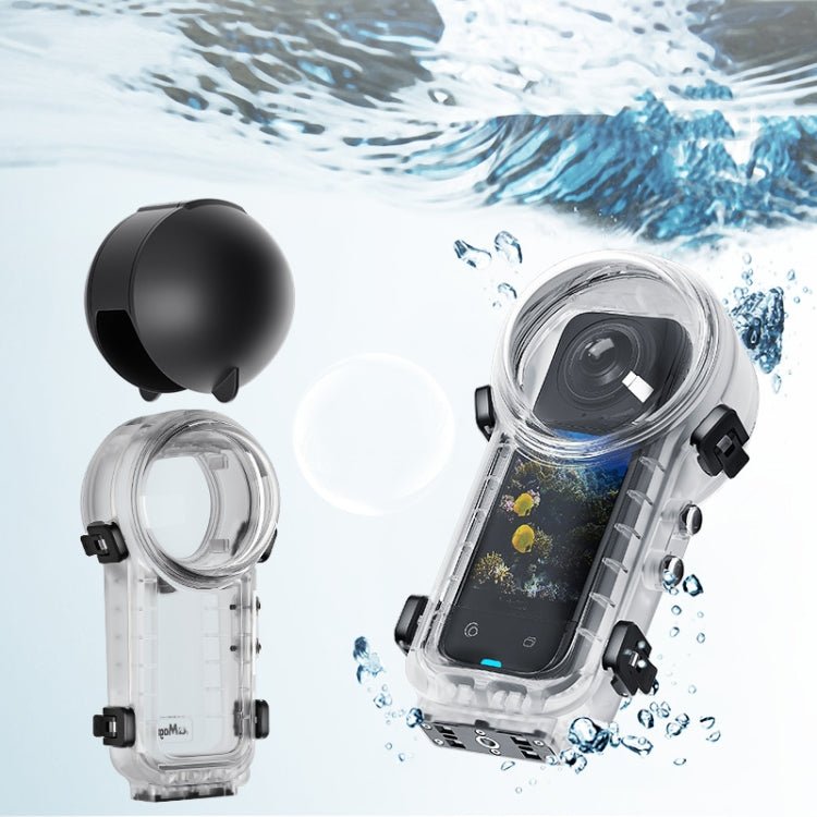 For Insta360 X4 aMagisn 50m Depth Waterproof Protective Case Quick Release Invisible Diving Cover, Waterproof Case - ORIWHIZaMagisnDJI & Insta360 AccessoriesInsta360 X Series