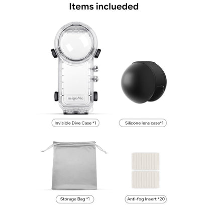 For Insta360 X4 aMagisn 50m Depth Waterproof Protective Case Quick Release Invisible Diving Cover, Waterproof Case - ORIWHIZaMagisnDJI & Insta360 AccessoriesInsta360 X Series