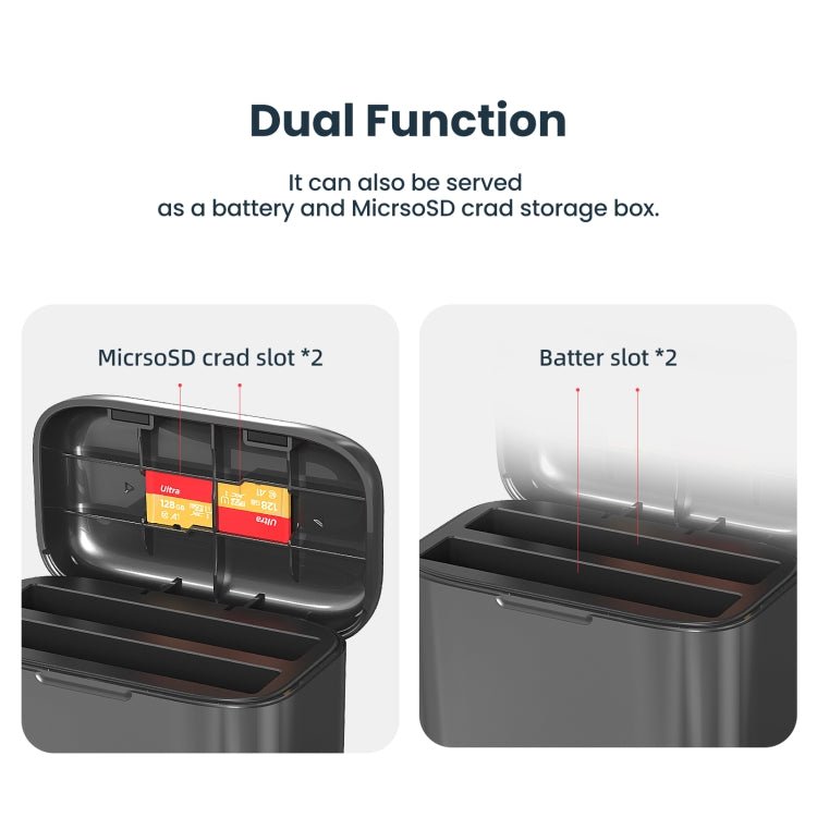 For Insta360 X4 AMagisn Battery Fast Charge Charging Box Sports Camera Accessories, For Insta360 X4 - ORIWHIZaMagisnDJI & Insta360 AccessoriesInsta360 X Series