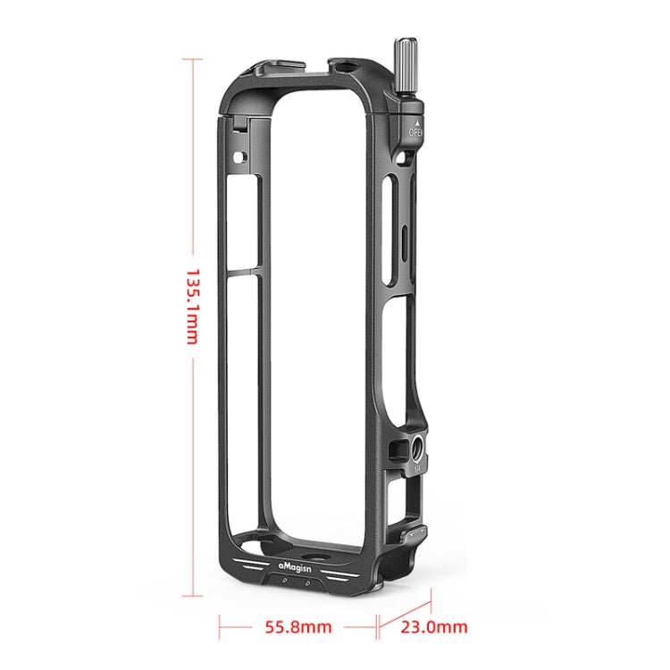 For Insta360 X4 AMagisn Metal Protective Housing Frame 2 Claws Rabbit Cage, 2 Claws Version - ORIWHIZaMagisnDJI & Insta360 AccessoriesInsta360 X Series