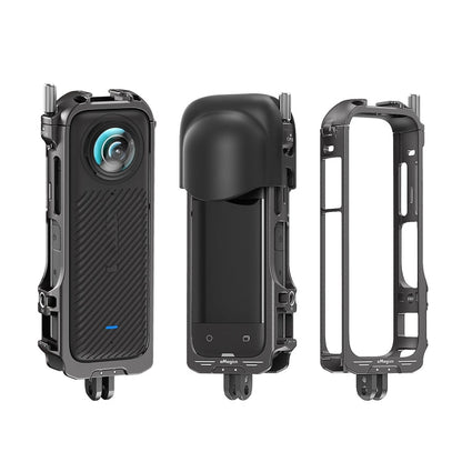 For Insta360 X4 AMagisn Metal Protective Housing Frame 2 Claws Rabbit Cage, 2 Claws Version - ORIWHIZaMagisnDJI & Insta360 AccessoriesInsta360 X Series