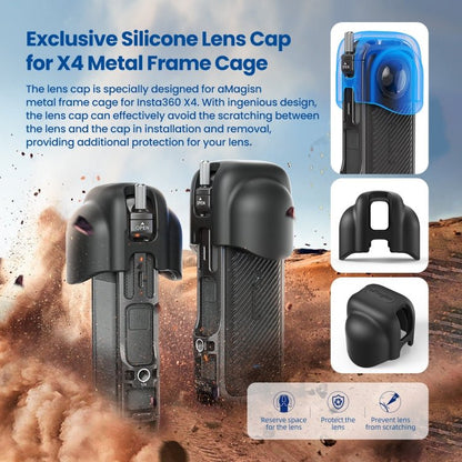 For Insta360 X4 aMagisn Metal Protective Housing Frame Quick Release Version, Quick Release Version - ORIWHIZaMagisnDJI & Insta360 AccessoriesInsta360 X Series