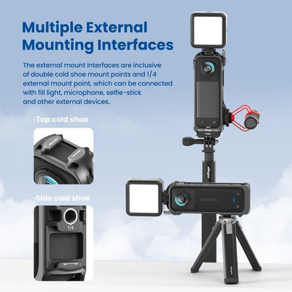For Insta360 X4 aMagisn Metal Protective Housing Frame Quick Release Version, Quick Release Version - ORIWHIZaMagisnDJI & Insta360 AccessoriesInsta360 X Series