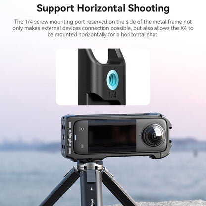 For Insta360 X4 aMagisn Quick - release Plastic Rabbit Cage Expansion Frame, Quick - release Plastic Frame - ORIWHIZaMagisnDJI & Insta360 AccessoriesInsta360 X Series