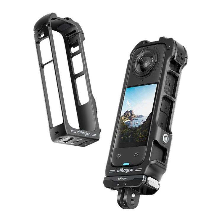 For Insta360 X4 aMagisn Quick - release Plastic Rabbit Cage Expansion Frame, Quick - release Plastic Frame - ORIWHIZaMagisnDJI & Insta360 AccessoriesInsta360 X Series