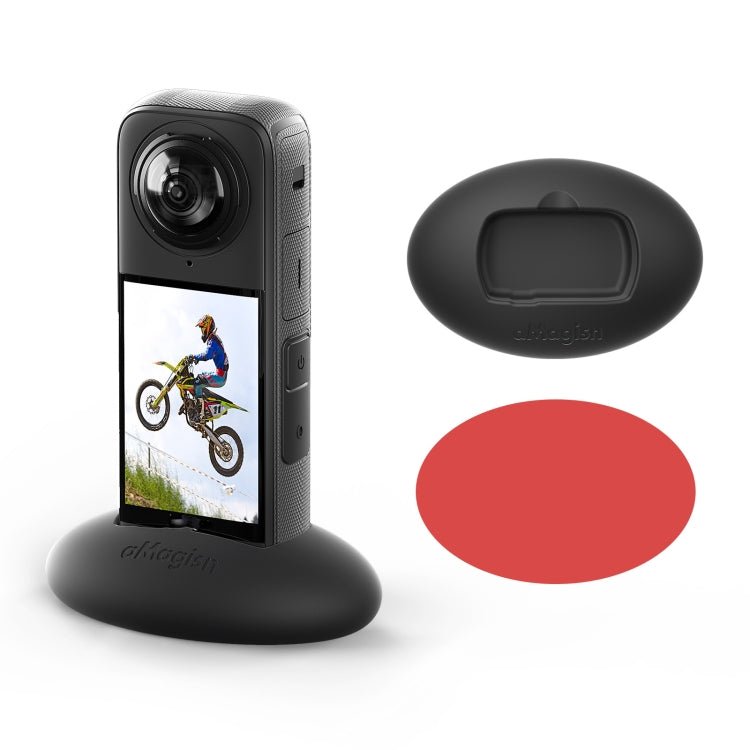 For Insta360 X4 aMagisn Silicone Base Vehicle Mounted Fixed Non - slip Holder, With Double Dided Glue, Without Double Sided Glue - ORIWHIZaMagisnDJI & Insta360 AccessoriesInsta360 X Series