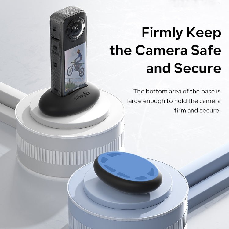 For Insta360 X4 aMagisn Silicone Base Vehicle Mounted Fixed Non - slip Holder, With Double Dided Glue, Without Double Sided Glue - ORIWHIZaMagisnDJI & Insta360 AccessoriesInsta360 X Series