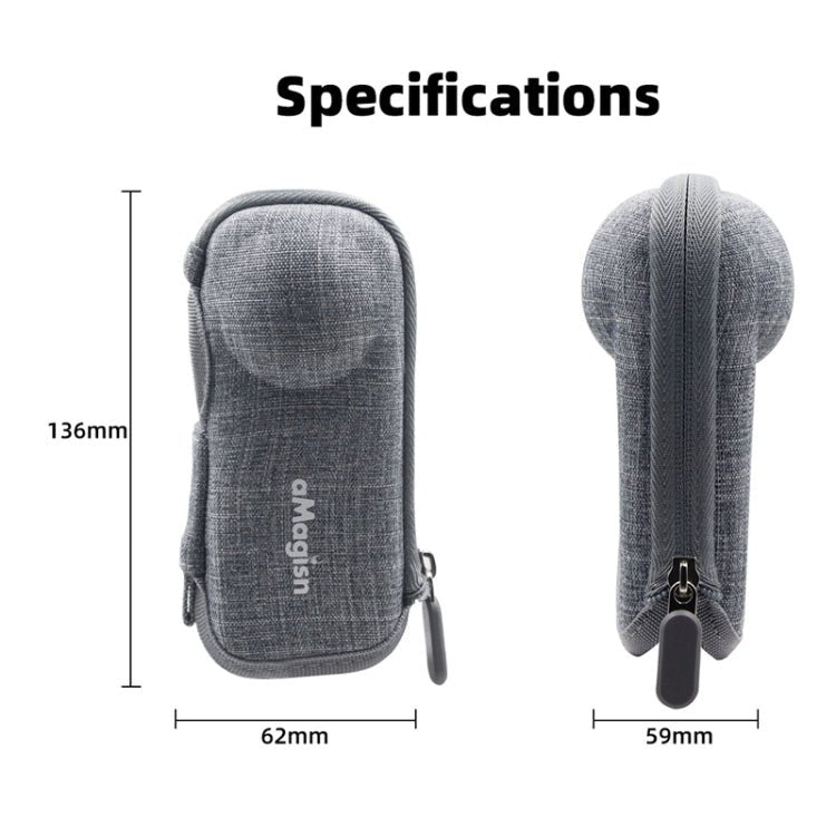 For Insta360 X4 aMagisn Storage Bag Anti - scratch Carry Case, Body Bag - ORIWHIZaMagisnDJI & Insta360 AccessoriesInsta360 X Series
