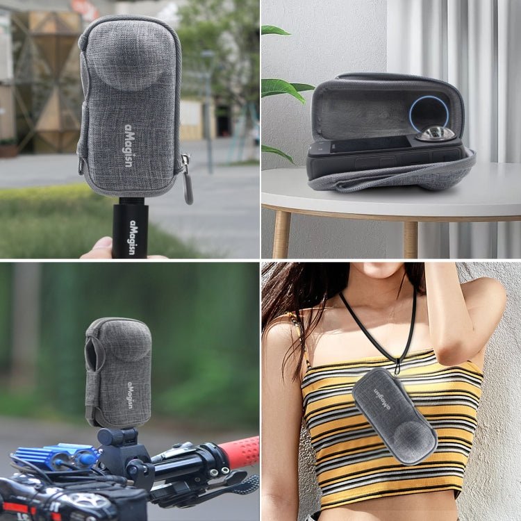 For Insta360 X4 aMagisn Storage Bag Anti - scratch Carry Case, Body Bag - ORIWHIZaMagisnDJI & Insta360 AccessoriesInsta360 X Series
