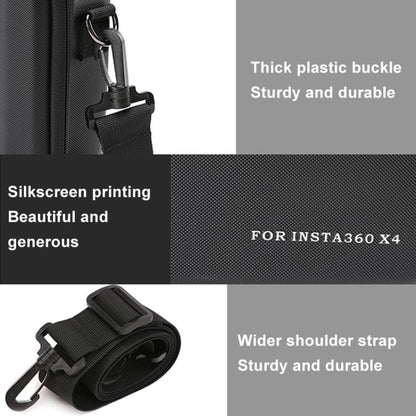 For Insta360 X4 BKANO INX4 - 002 Shoulder Handheld Storage Bag Crossbody Bag, INX4 - 002 - ORIWHIZBKANODJI & Insta360 AccessoriesInsta360 X Series