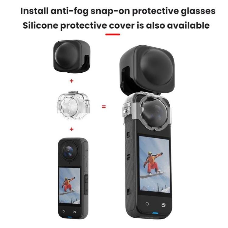 For Insta360 X4 Flymile Action Camera Anti - fog Lens Cap - ORIWHIZDJI & Insta360 AccessoriesInsta360Insta360 X Series