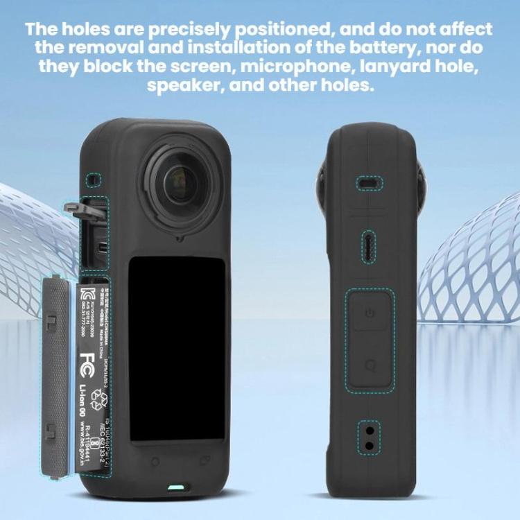 For Insta360 X4 Flymile Dust - proof Silicone Protective Cover, For Insta360 X4 - ORIWHIZDJI & Insta360 AccessoriesFlymileInsta360 X Series
