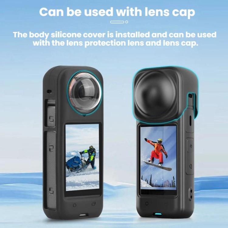 For Insta360 X4 Flymile Dust - proof Silicone Protective Cover, For Insta360 X4 - ORIWHIZDJI & Insta360 AccessoriesFlymileInsta360 X Series