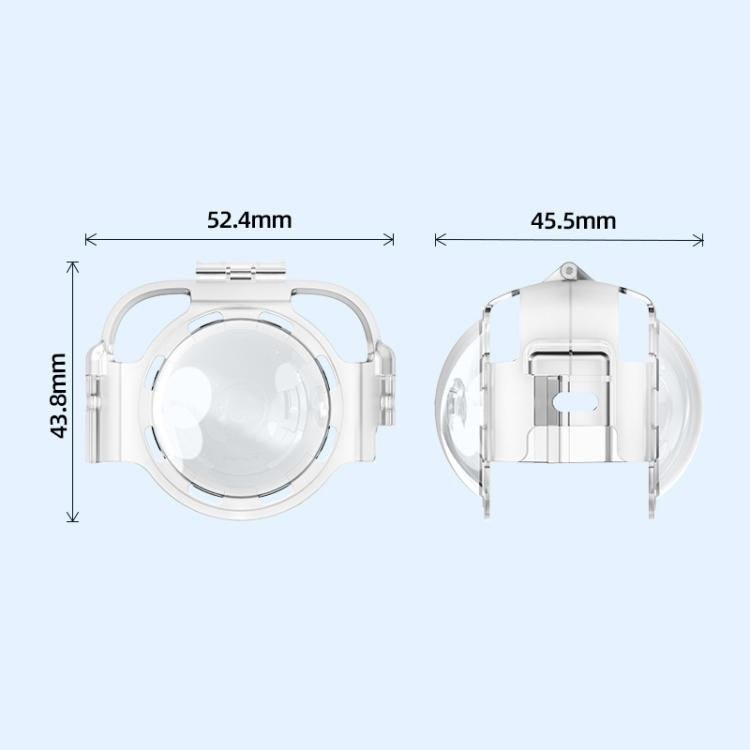 For Insta360 X4 HEPAIL AC37 Lens Anti - fog Snap - on Protective Mirror Front and Rear Lens Protectors, AC37 - ORIWHIZDJI & Insta360 AccessoriesHEPAILInsta360 X Series