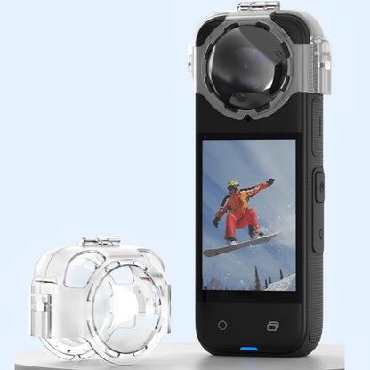 For Insta360 X4 HEPAIL AC37 Lens Anti - fog Snap - on Protective Mirror Front and Rear Lens Protectors, AC37 - ORIWHIZDJI & Insta360 AccessoriesHEPAILInsta360 X Series